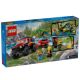 Camion 4x4 si barca de pompieri, +5 ani, 60412, Lego City 600887