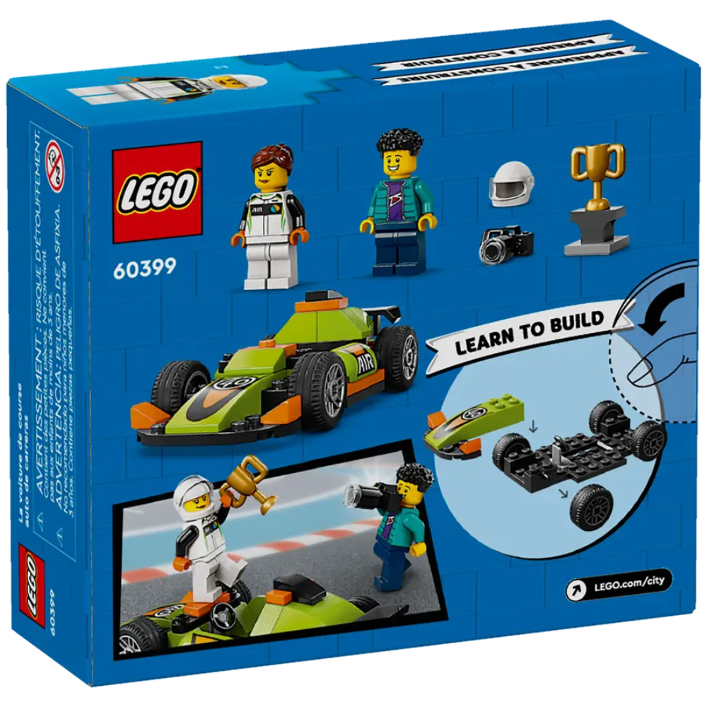 Masina de curse Verde, +4 ani, 60399, Lego City