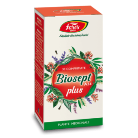 Biosept Plus, 30 comprimate, Fares