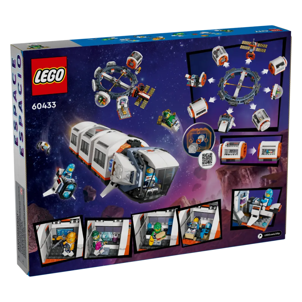 Statie spatiala modulara, +7 ani, 60433, Lego City