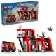 Statie si camion de pompieri, +6 ani, 60414, Lego City 601273