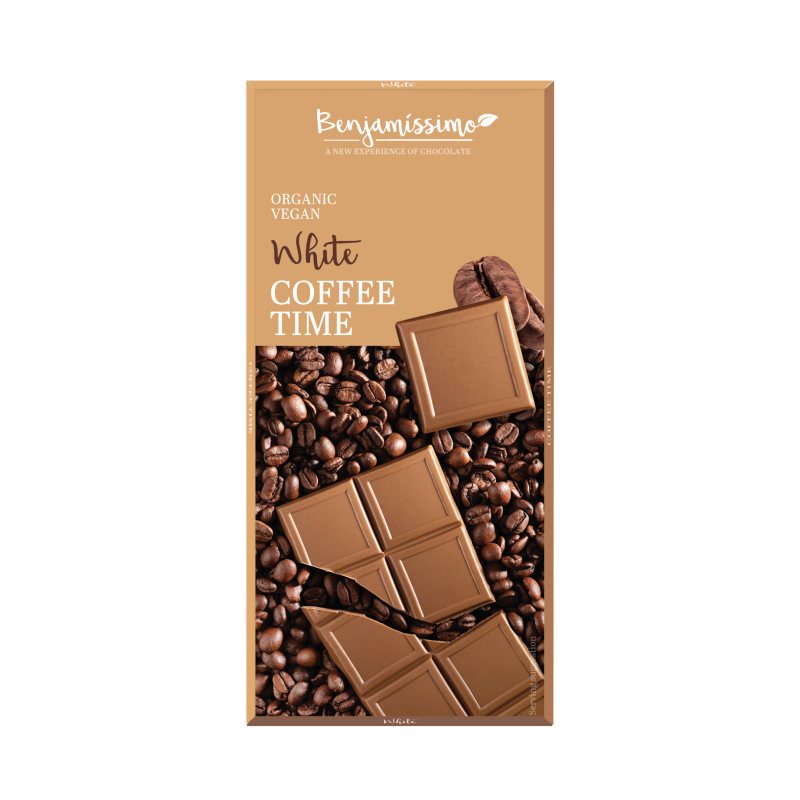 Ciocolata Bio Coffee time, 70 g, Benjamissimo