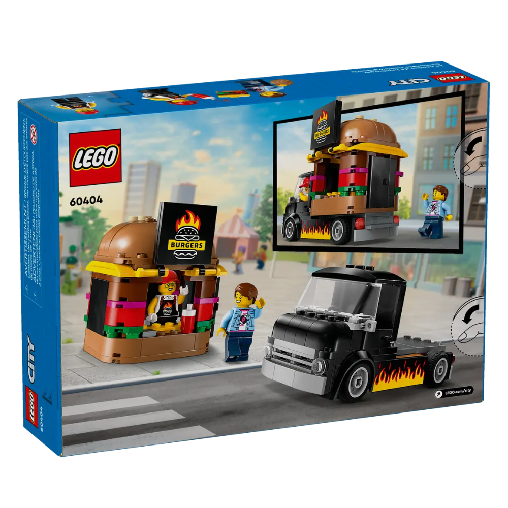 Toneta de burgeri, +5 ani, 60404, Lego City