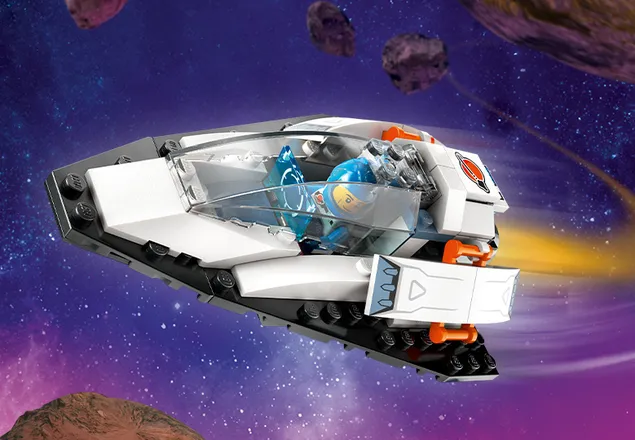 Nava spatiala si descoperirea unui asteroid, +4 ani, 60429, Lego City
