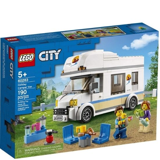 Rulota de vacanta Lego City, +5 ani, 60283, Lego
