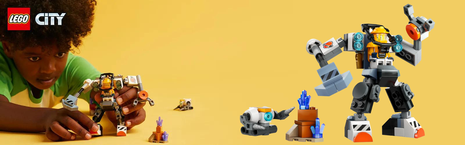 Robot spatial de constructii, +6 ani, 60428, Lego City
