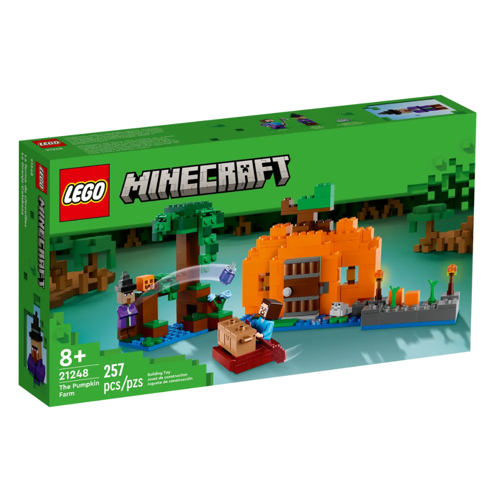 Ferma de dovleci, 8 ani+, 21248, Lego Minecraft