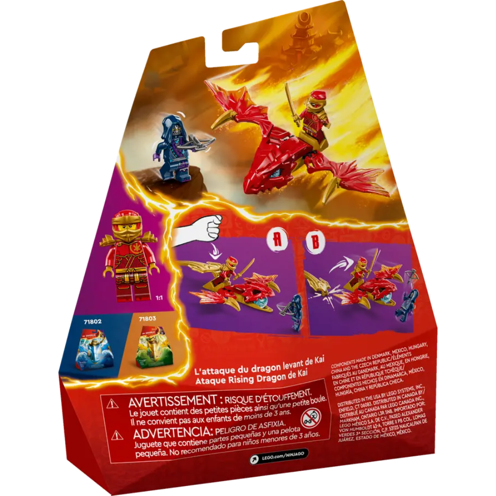 Atacul dragonului zburator al lui Kai, 6 ani+, 71801, Lego Ninjago