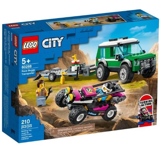 Transport de automobile de curse Lego City 60288, +5 ani, Lego