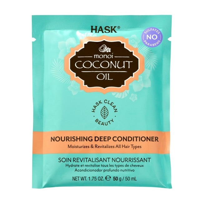 Balsam nutritiv cu ulei de cocos Monoi Coconut Oil, 50 ml, Hask
