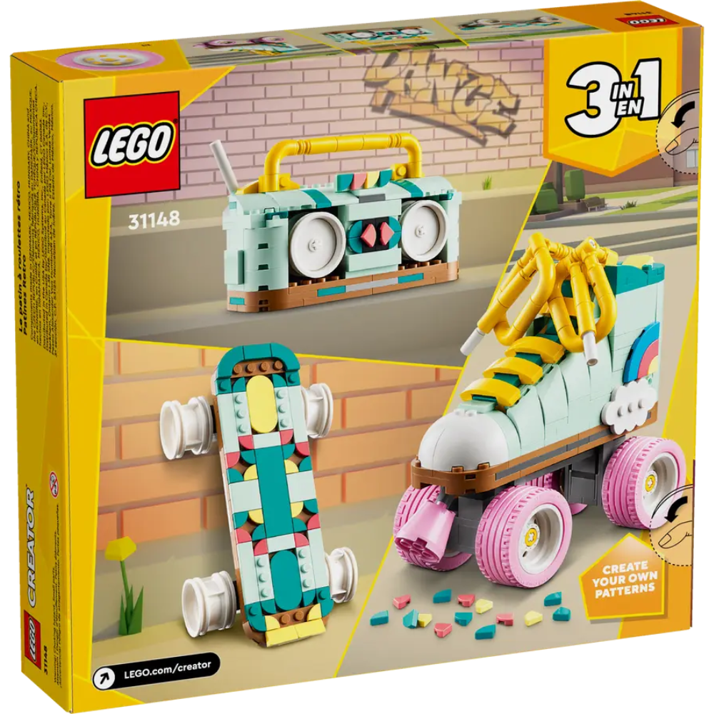 Patina cu rotile Retro, +8 ani, 31148, Lego Creator 3 in 1