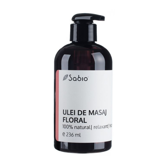 Ulei de masaj floral, 236 ml, Sabio