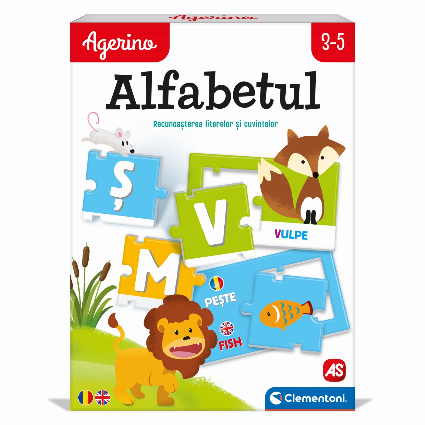 Joc educativ alfabetul Agerino, 3 ani+, Clementoni