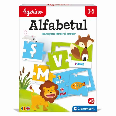 Joc educativ alfabetul Agerino, 3 ani+, Clementoni