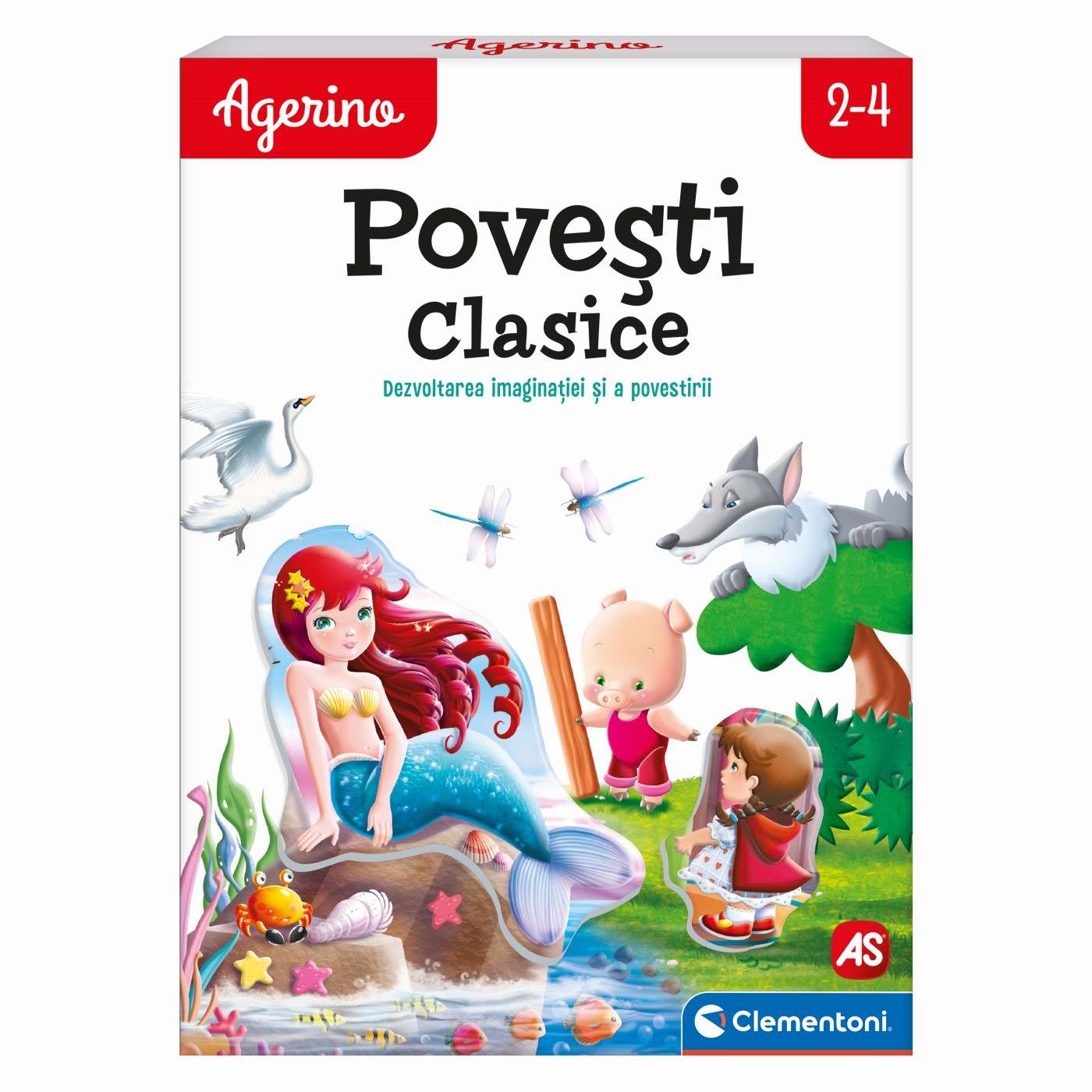 Joc educativ Povesti clasice Agerino, 2 ani+, Clementoni