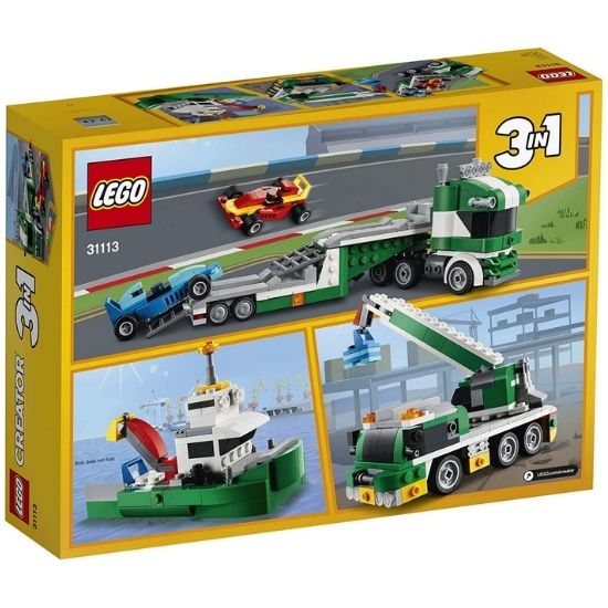 Transportor de masini de curse Lego Creator, +7 ani, 31113