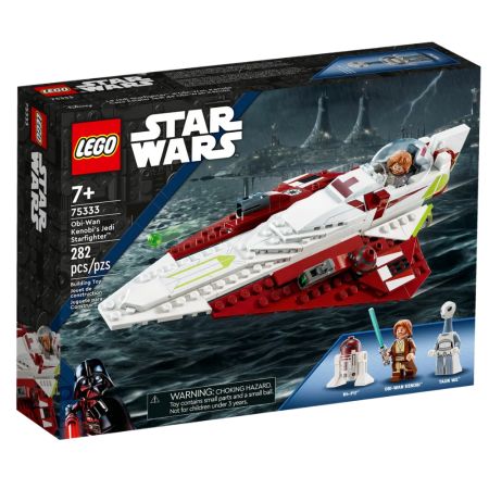 Jedi Starfighter-ul lui Obi-Wan Kenobi, 7 ani+, 75333, Lego Star Wars