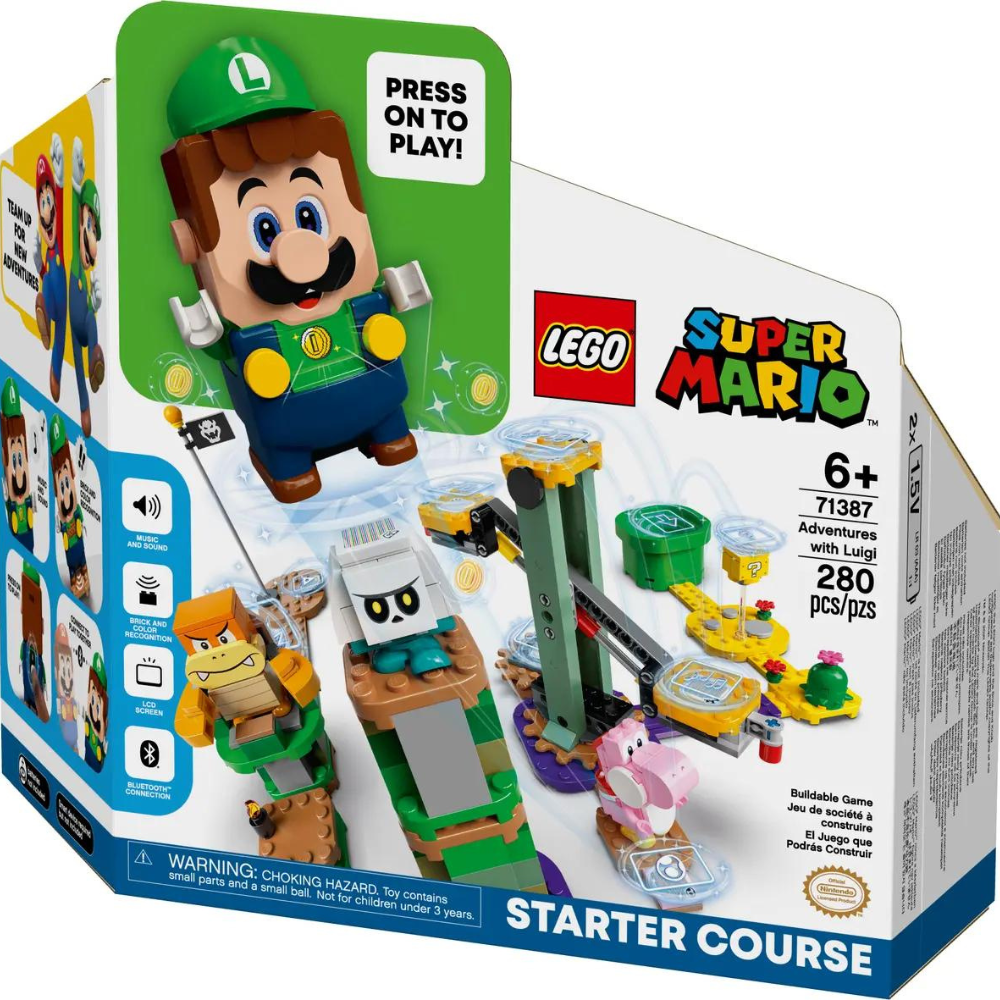 Set de baza Aventurile lui Luigi, 6 ani+, 71387, Lego Super Mario