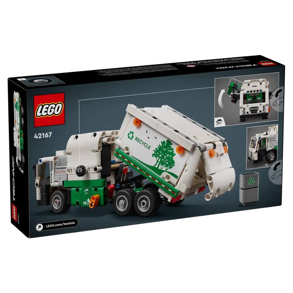 Autogunoiera Mack LR Electric, 8 ani+, 42167, Lego Technic