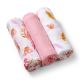 Set 3 scutece textile pentru copii, Roz, Babyono 604661