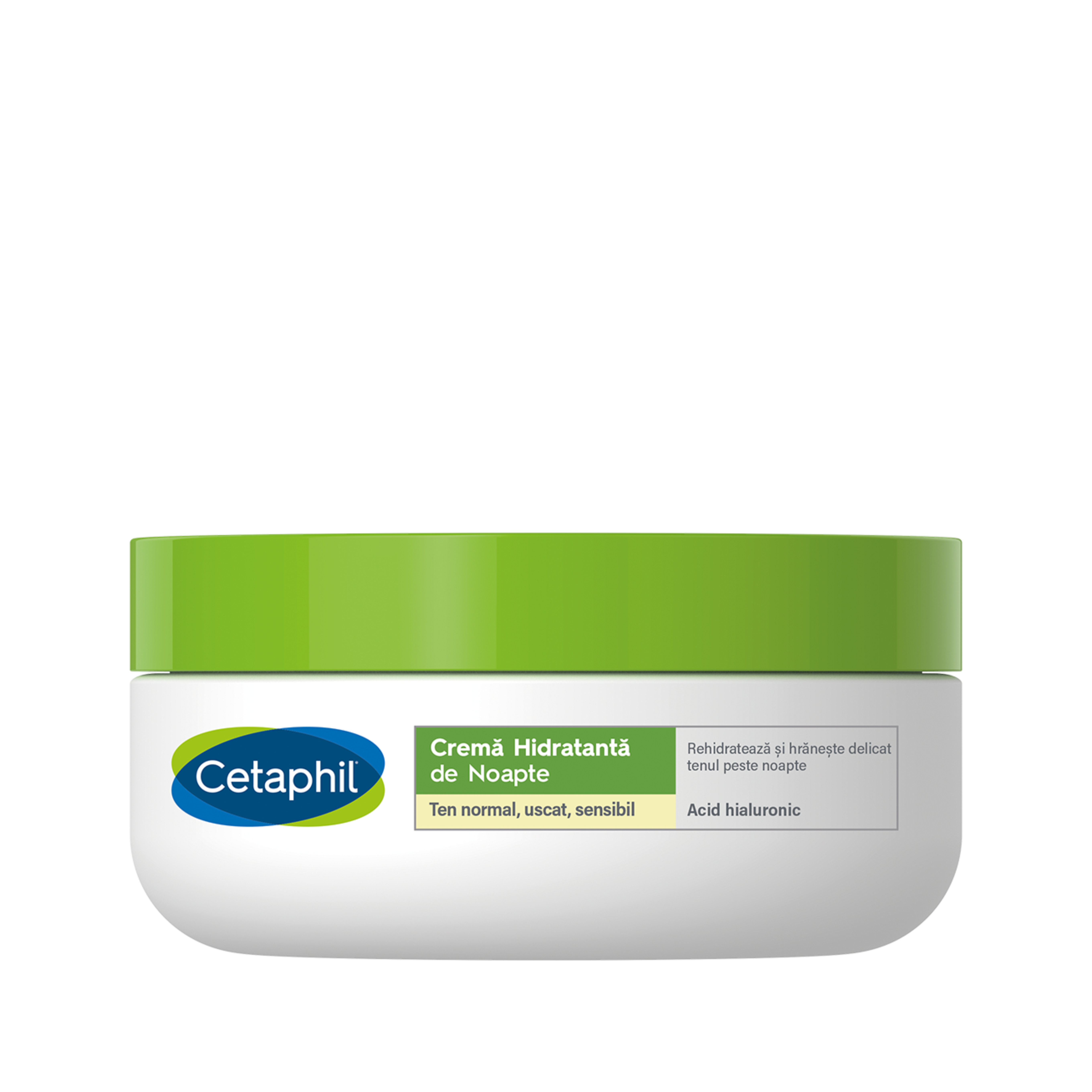 Crema hidratanta de noapte cu Acid Hialuronic Cetaphil, 48 ml, Galderma
