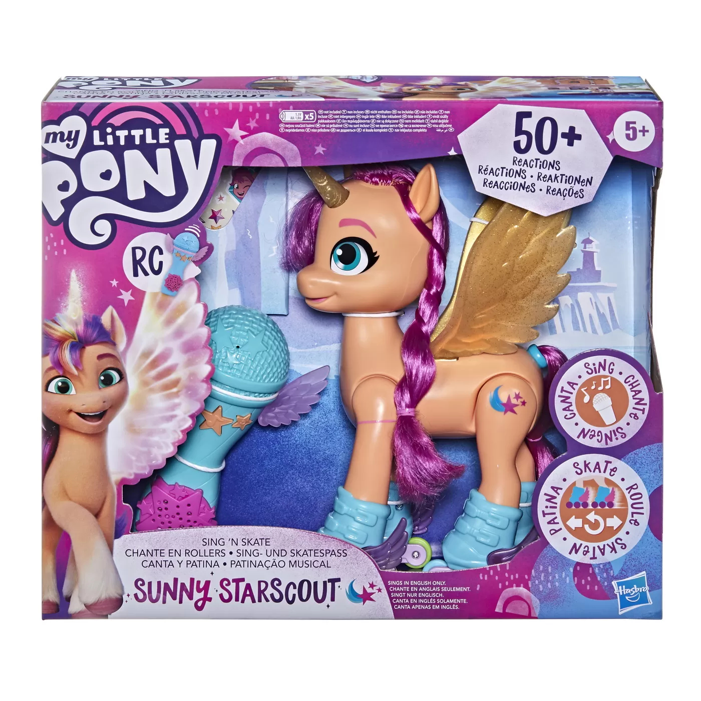 Figurina My Little Poni canta si patineaza cu Sunny, +5 ani, Hasbro