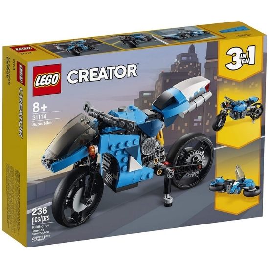 Super motocicleta Lego Creator, +8 ani, 31114, Lego