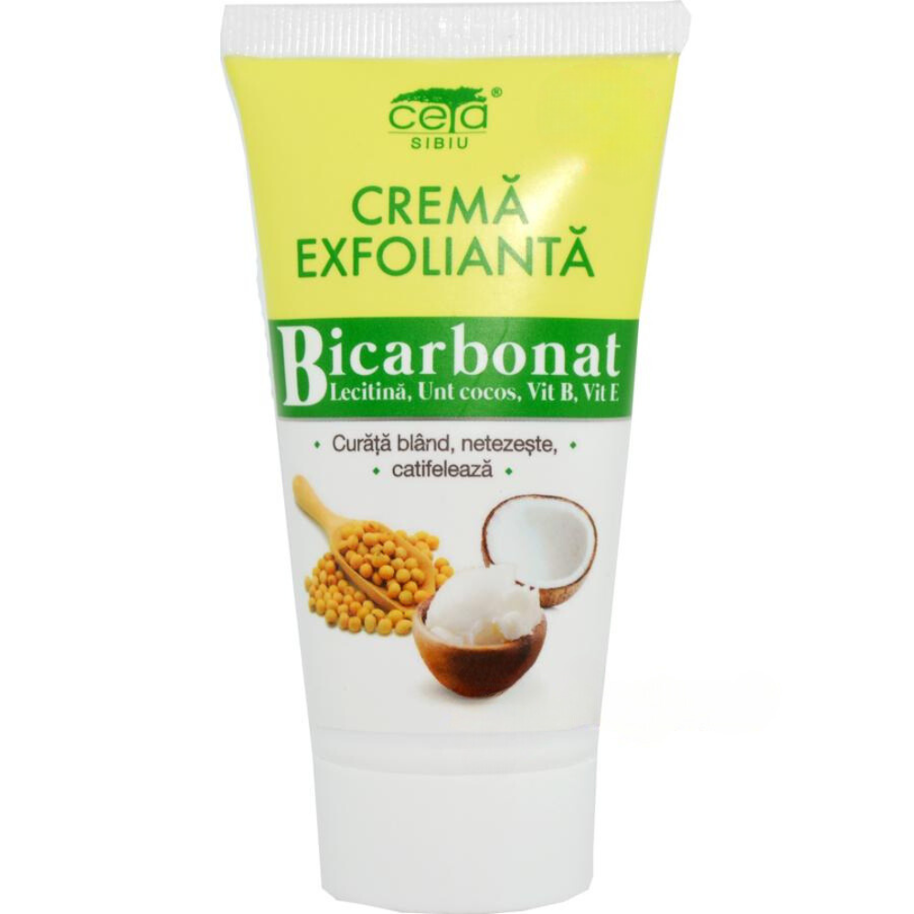 Crema exfolianta cu bicarbonat, 50 ml, Ceta