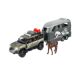 Land Rover cu remorca pentru cai, + 3 ani, Majorette 605775