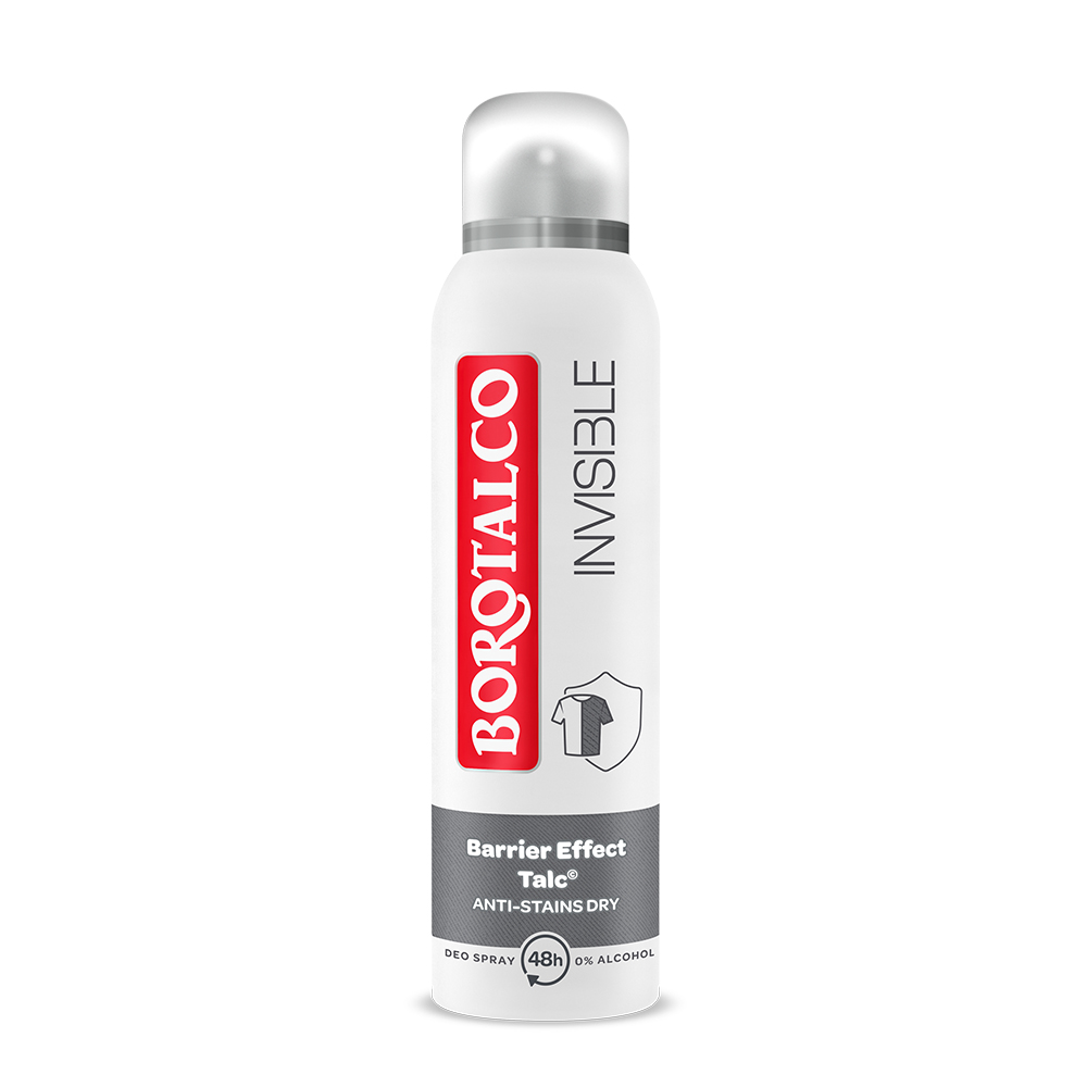 Deodorant spray Invisible, 150 ml, Borotalco