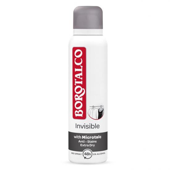Deodorant spray Invisible Dry, 150ml, Borotalco