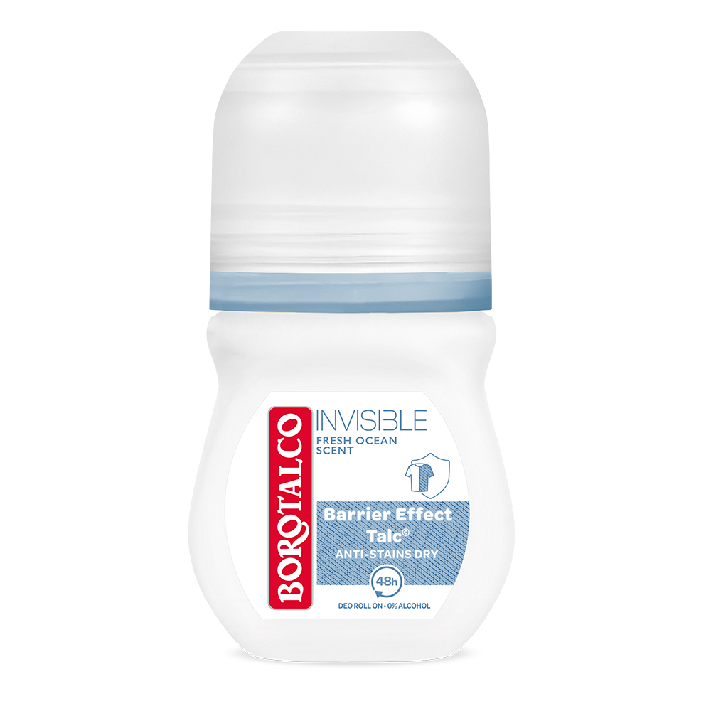 Deodorant roll-on Invisible Fresh, 50ml, Borotalco