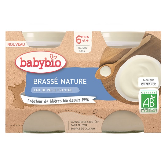 Crema de iaurt, 2x130 gr, BabyBio