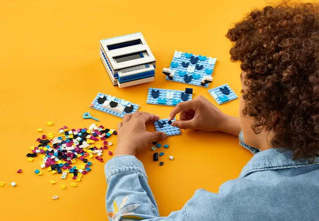 Sertar creativ cu animale, +6 ani, 41805, Lego Dots