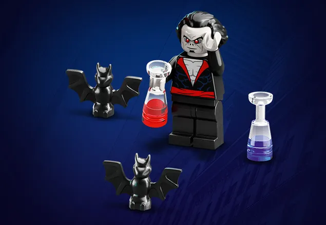 Miles Morales vs Morbius, +7 ani, 76244, Lego Marvel