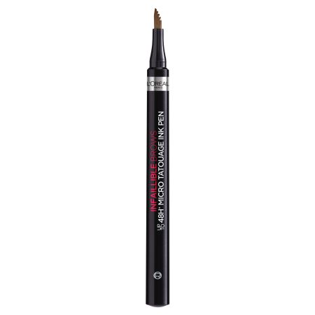 Creion pentru sprancene cu efect de micropigmentare Infaillible 48H Micro Tatouage,, 5.0 Light Brunette, 6 g, Loreal Paris