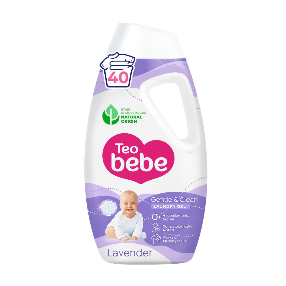 Detergent gel Gentle & Clean, Lavanda, 1800 g, Teo Bebe