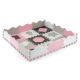 Puzzle din spuma Jolly 3, Pink Grey, 25 piese, Milly Mally 608582