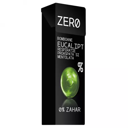 Bomboane fara zahar cu eucalipt, 32 g, Zero