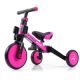 Tricicleta 4 in 1 pentru copii Optimus Plus, Pink, Milly Mally 608751