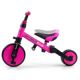 Tricicleta 4 in 1 pentru copii Optimus Plus, Pink, Milly Mally 608747