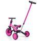 Tricicleta 4 in 1 pentru copii Optimus Plus, Pink, Milly Mally 608752