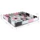 Puzzle din spuma Jolly 4, Pink Grey, 36 piese, Milly Mally 608766