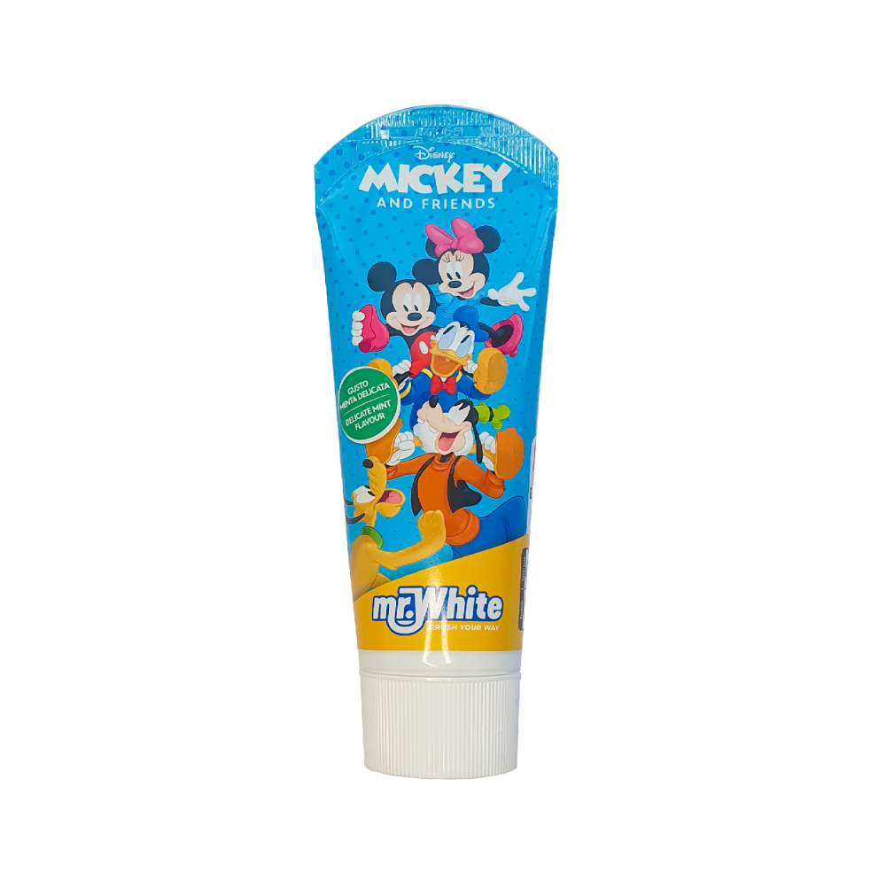 Pasta de dinti pentru copii Disney Mickey, 75ml, Mr. White
