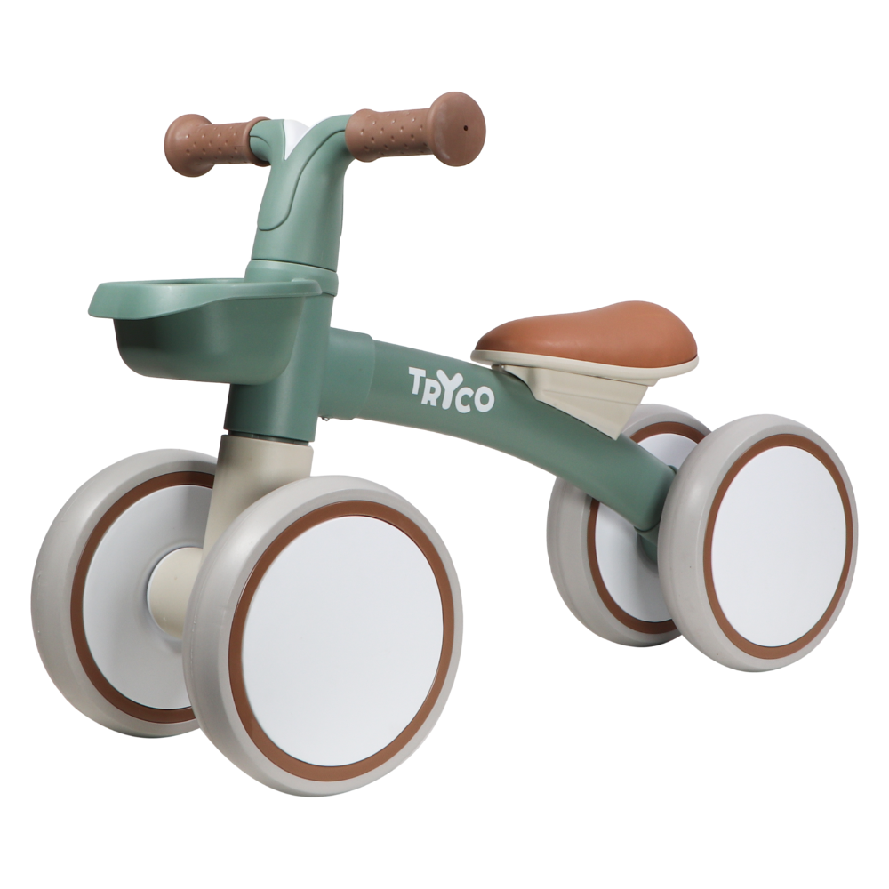 Prima bicicleta de echilibru Luna, Stone Green, Tryco