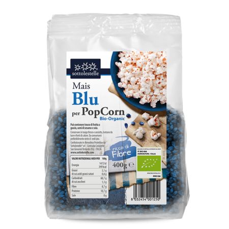 Porumb albastru pentru Popcorn Bio 