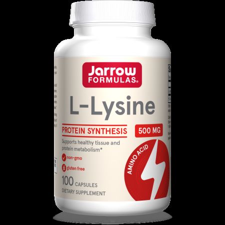L-Lysine, 500 mg, 100 capsule, Jarrow Formulas