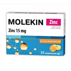 Molekin Zinc, 24 comprimate, Zdrovit