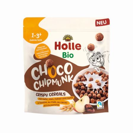 HOLLE CEREALE CROCANTE CHOCO CHIPMUNK 125 GR BIO*