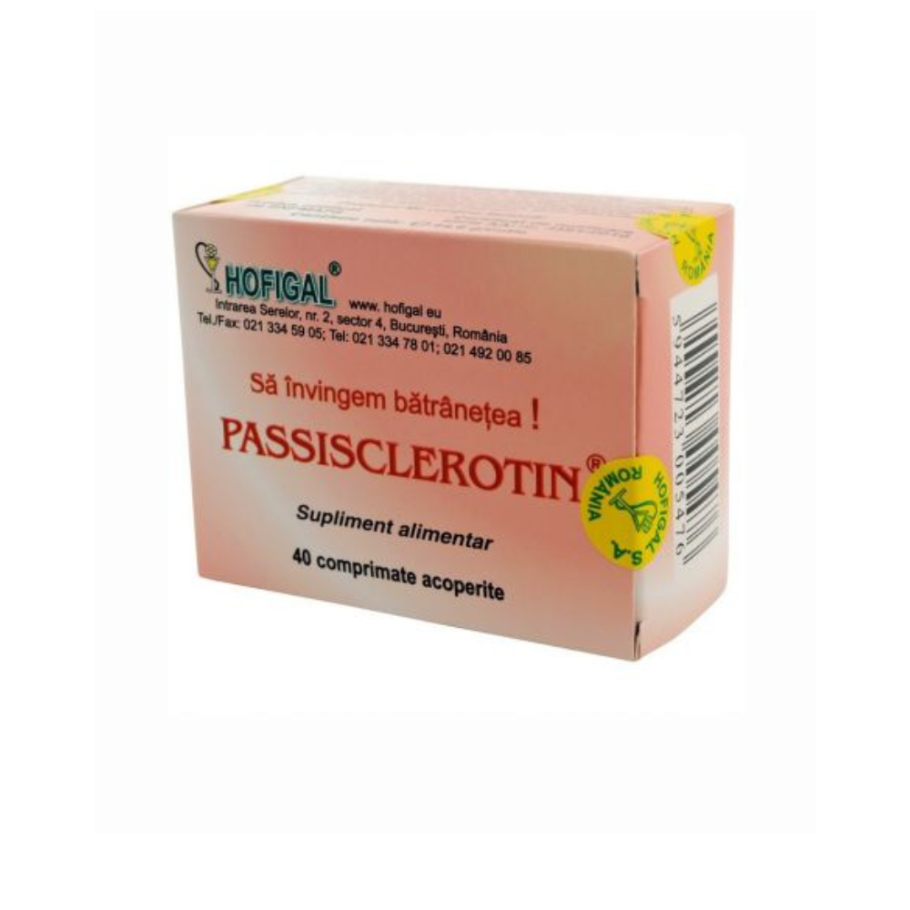 Passisclerotin, 40 comprimate, Hofigal